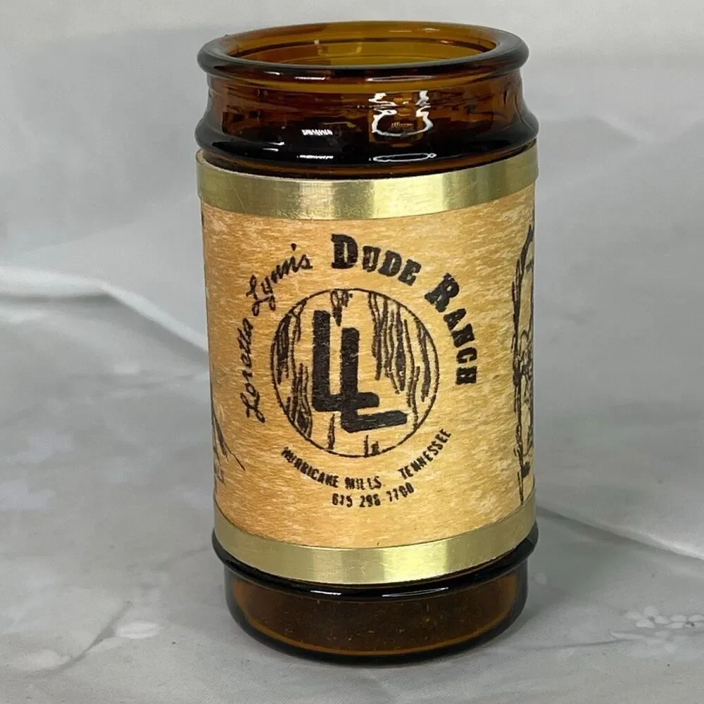 Vintage Loretta Lynn’s Ranch shot glass Hurricane Mills, Tennessee.
